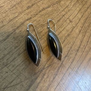 SILPADA Sterling Silver Onyx Earrings